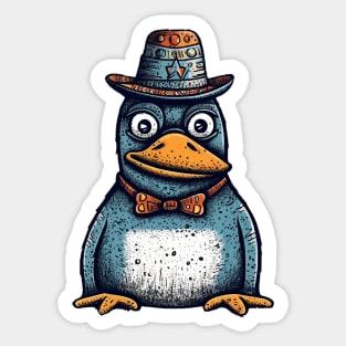 Hat Pengui Sticker